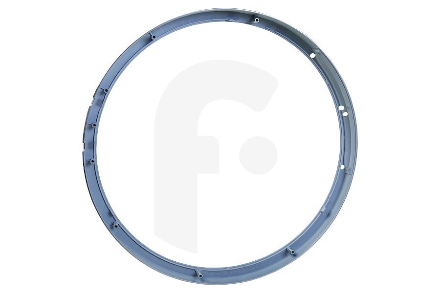 Bosch Lavatrice Anello della porta (bordo, bordo della porta, cornice) del vetro della porta argento per, tra gli altri, Bosch, Siemens lavatrice 00666637, 666637