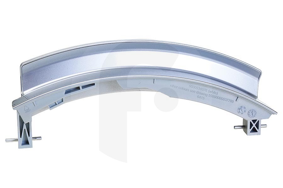 Bosch Lavatrice Maniglia per oblò (curvo, argento) lavatrice 751786, 00751786