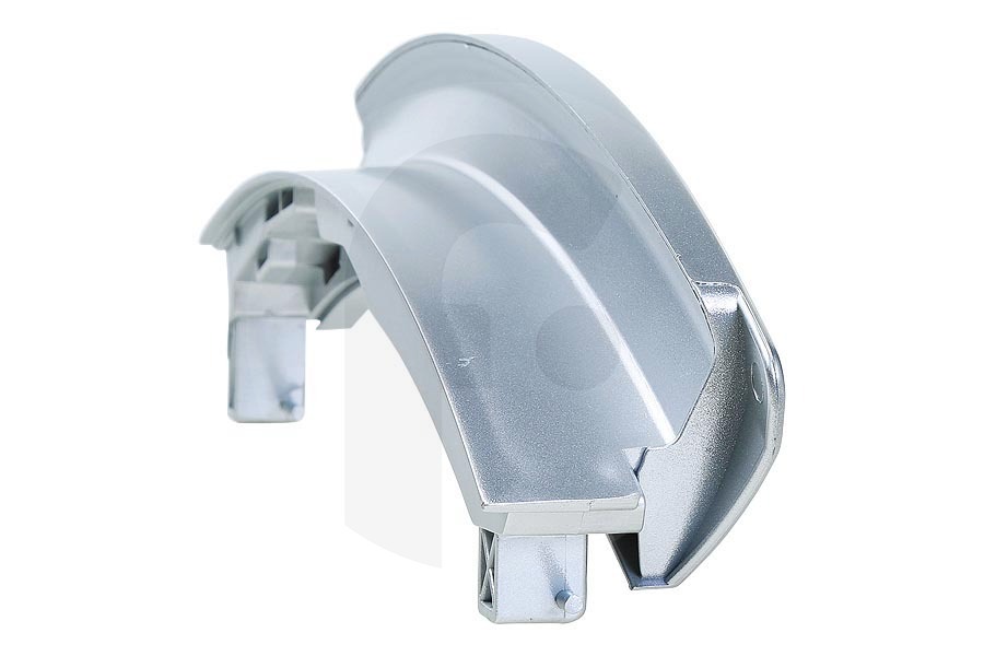 Alternatief Lavatrice Maniglia della porta (manico, leva della porta) curva argento per, tra gli altri, Bosch, Siemens lavatrice 00751791, 751791