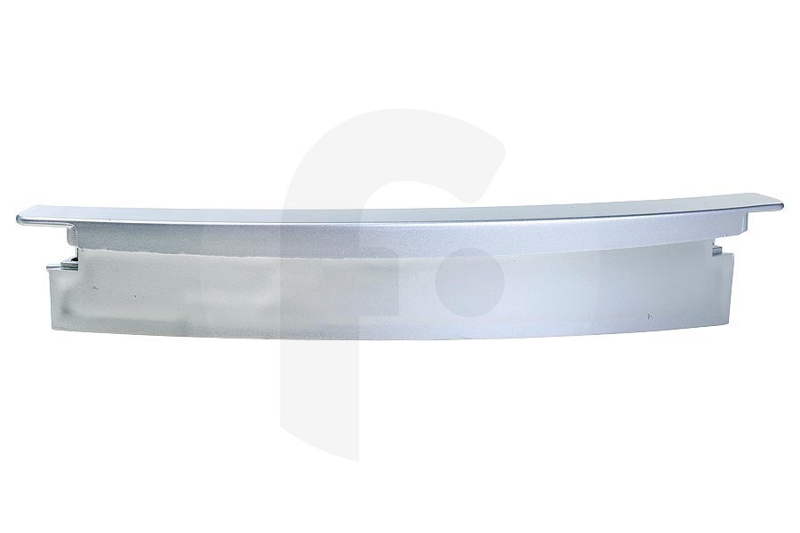 Alternatief Lavatrice Maniglia della porta (manico, leva della porta) curva argento per, tra gli altri, Bosch, Siemens lavatrice 00751791, 751791