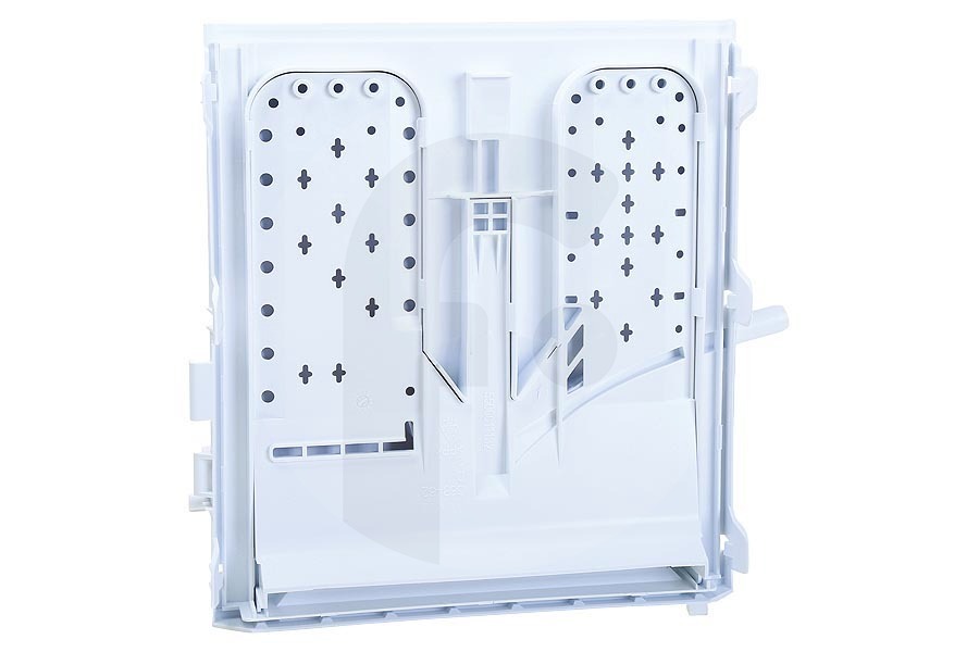Constructa Lavatrice Coperchio del portasapone (distributore di sapone, cassetto portasapone, contenitore detersivo) lato superiore completo per Bosch, Siemens e altri lavatrice 00653224, 653224
