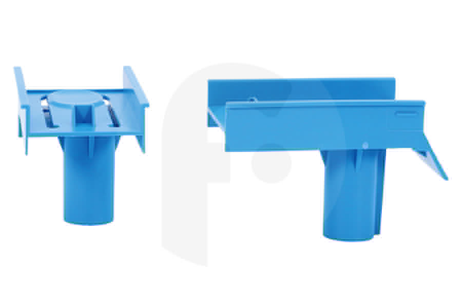 Bosch Waschmaschine Saugsiphon der Seifenschale (Seifenschalenschublade, Seifeneinheit) blau für u.a. Bosch, Siemens Waschmaschine 637029, 00637029