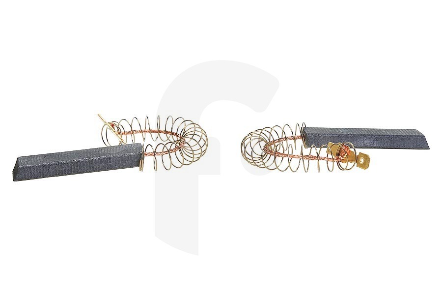 Alternatief Lavatrice Spazzole di carbone universali (set di spazzole di carbone) set di 2 pezzi con molla lavatrice 00616505
