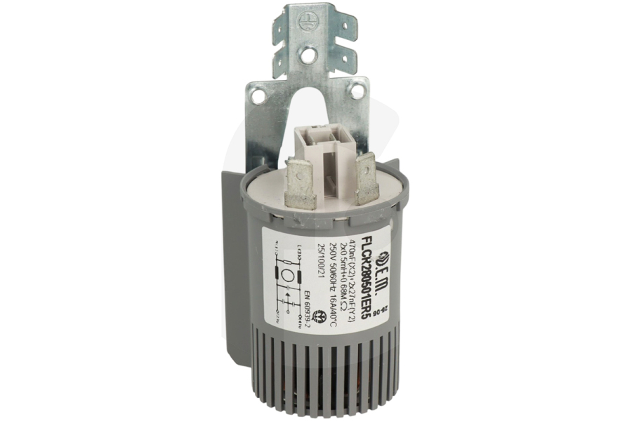 Siemens Machine à laver Condensateur Anti - Parasitage pour e.a. Bosch, Siemens Lave-Linge 000623842 convient pour o.a. WAE24194, WT46Y780, WAS28743NL