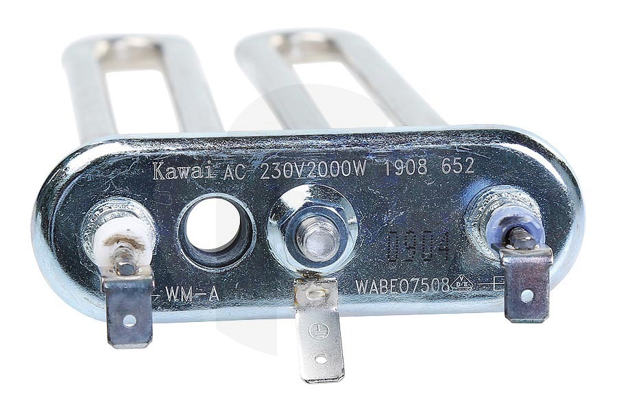 Bosch Lavatrice Elemento riscaldante (2000W con foro) per Bosch, Siemens e altri lavatrice 12045481