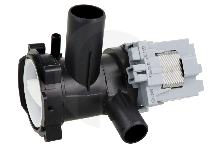 Balay Lavadora Bomba de desagüe (bomba del agua) completa para Bosch, Siemens y otros lavadora 145787, 00145787 apto para entre otros WM54850NL Askoll