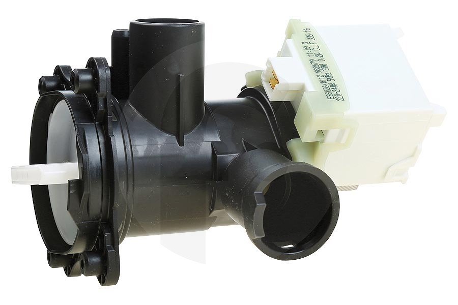 Bosch Waschmaschine Ablaufpumpe (Wasserablasspumpe) komplett mit Filtergehäuse und Filter für u.a Bosch, Siemens Waschmaschine 00145777, 145777