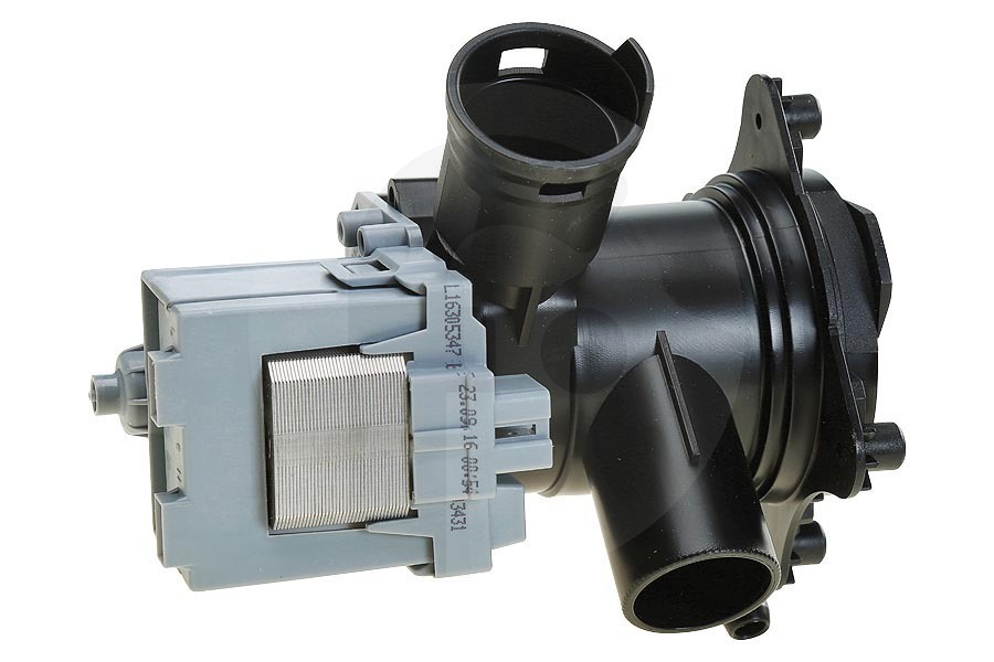 Constructa Waschmaschine Ablaufpumpe (Wasserablasspumpe) komplett mit Filtergehäuse und Filter für u.a. Bosch, Siemens Waschmaschine 145777, 00145777
