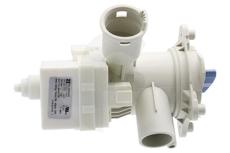 Bosch Lavatrice Pompa di scarico (pompa dell'acqua, pompa di scarico dell'acqua) completa per Bosch, Siemens e altri lavatrice 145753, 00145753