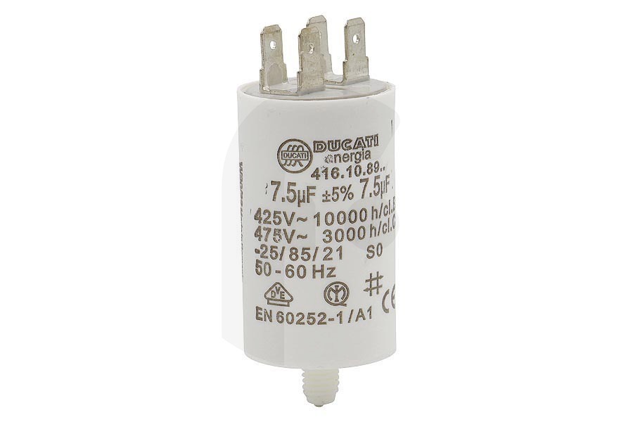 Candy Lavadora Condensador Candy 7.5uF 92215292 Lavadora apto para entre otros AQUA600T, VT814D2