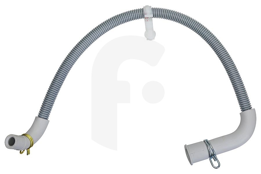 Grundig Lavadora Beko tubo del nebulizador (compartimento de condensación) incl. abrazaderas lavadora 2439500100 apto para entre otros HTV7633X00, HTV8744X00, GWD58555C