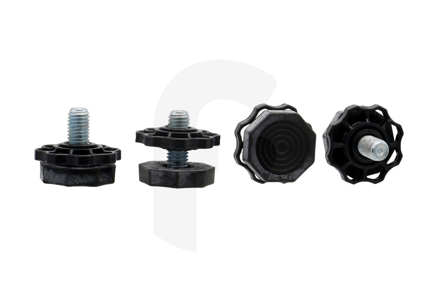 Thomson Lavatrice Piedino regolabile (piede) M10 set da 4 pezzi per Beko lavatrice 2912701400
