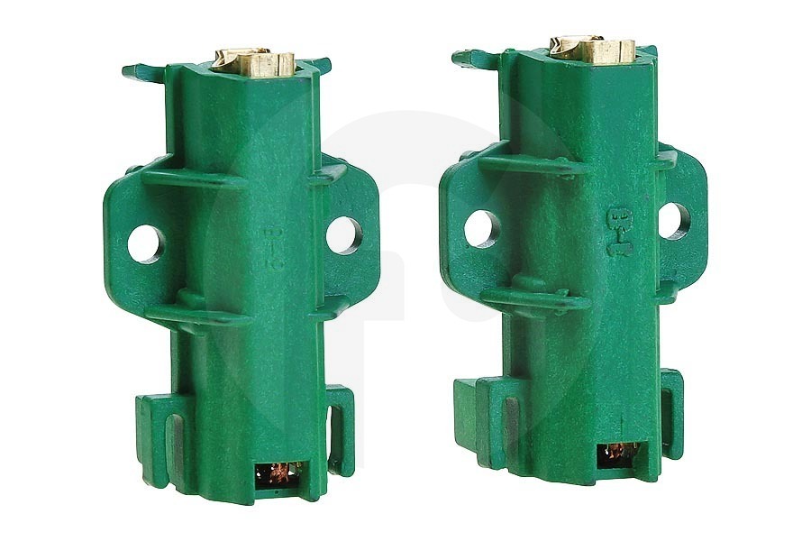 Arcelik Lavadora Beko escobillas de carbón (juego de escobillas de carbón) 2 piezas en el soporte con pieza lateral para lavadora 371202410 apto para entre otros WM2552K, WM2554K, WMY71432LMB3, WMD25145