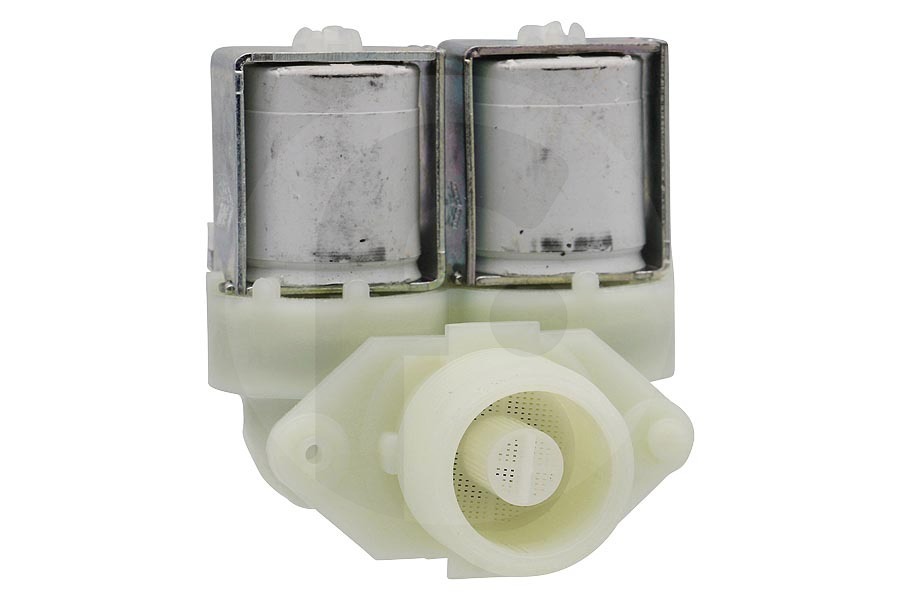 Grundig 2466302002 Lavadora Beko válvula de entrada doble recta (2 vías) válvula magnética lavadora 2836480100 apto para entre otros WTV8812BS1, WTV8711BC1, WTV8140CSB1