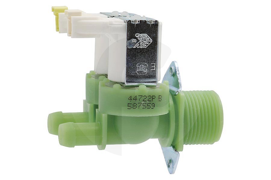 Gorenje Waschmaschine Einlassventil (Elektroventil, Durchflussmesser) 2-Wege gerade für u.a. Gorenje Waschmaschine 587559