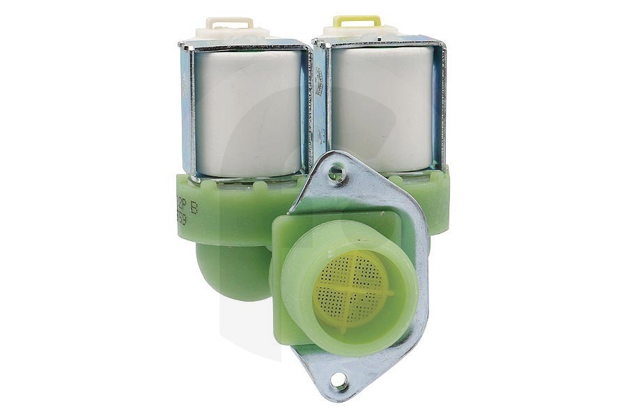 Sibir Lavadora Válvula de entrada (válvula eléctrica, caudalímetro) de 2 vías recta para Gorenje y otros lavadora 587559 apto para entre otros W1EI71S3, WA62S3, WFGA10141VM