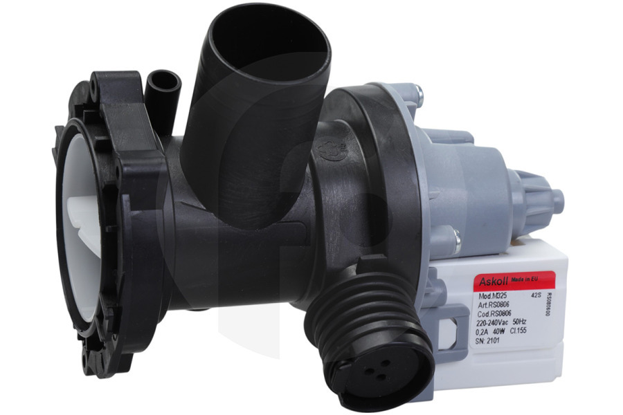 Creda Lavadora Bomba de desagüe (bomba del agua) para Indesit y otros lavadora 119307, C00119307 apto para entre otros WML701, IWC7145, IWSNC51051