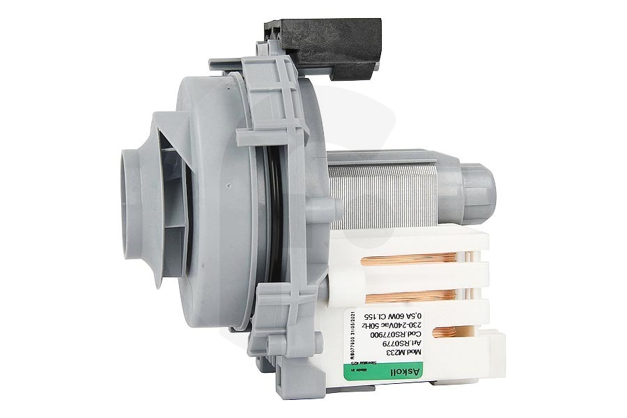 Indesit Lavadora Bomba de desagüe (bomba del agua) para Indesit y otros lavadora 302796, C00302796 apto para entre otros DSG5737, DSG051NXEU