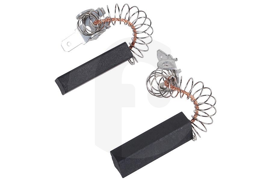 Alternatief Lavatrice Spazzole di carbone (set di spazzole di carbone) con molla set di 2 pezzi per Miele lavatrice 10000668 adatto a tra cui L28xB6,4xH10