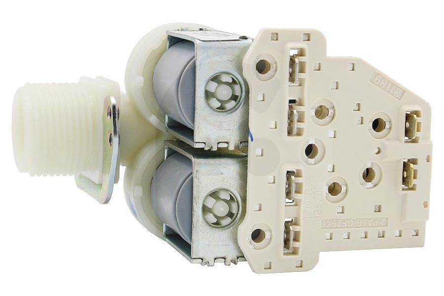 Miele Lavatrice Valvola di ingresso (valvola elettrica, valvola di ingresso acqua, flussometro) triplice per Miele lavatrice 4035200