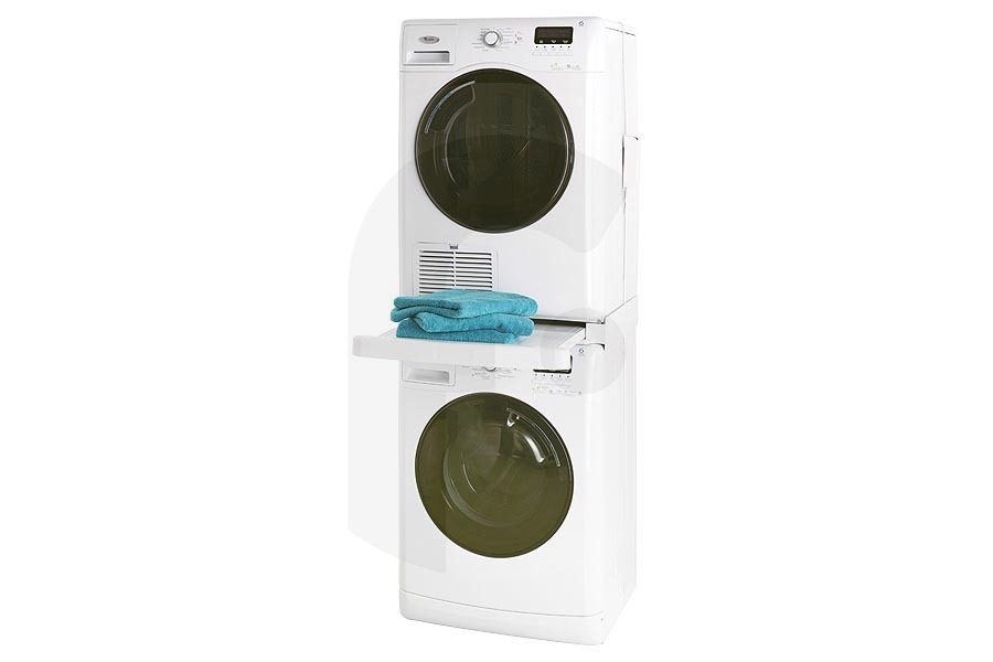 Constructa Secadora WPRO SKS101 kit de apilamiento universal con encimera para lavadora y secadora 484000008436