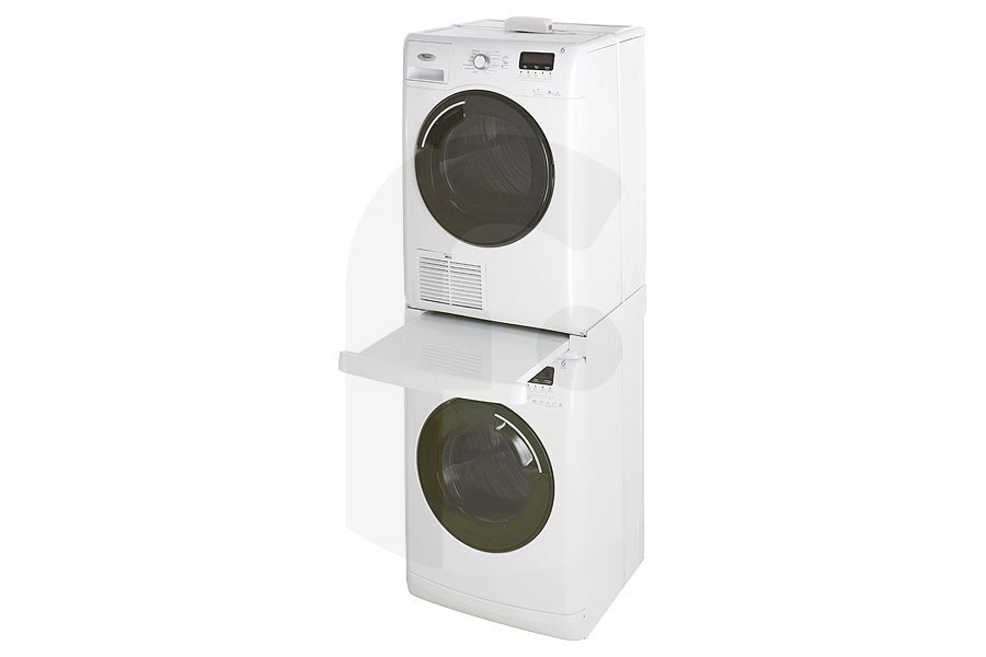 Constructa Secadora WPRO SKS101 kit de apilamiento universal con encimera para lavadora y secadora 484000008436