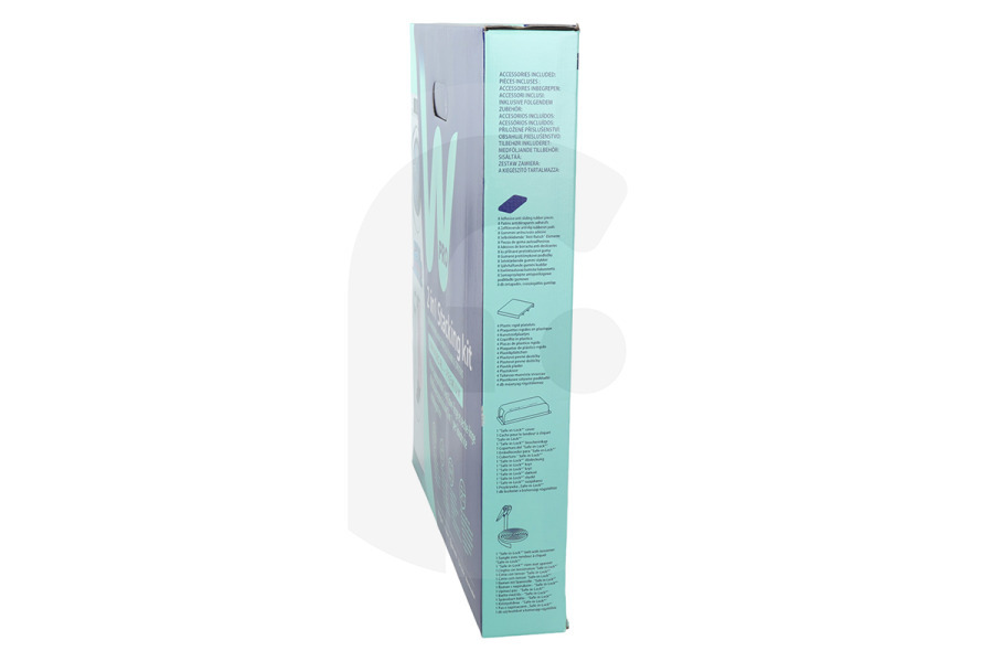 WPRO Asciugatrice WPRO Telaio intermedio universale (distanziatore, kit di impilaggio, pezzo di raccordo) con cassetto per lavatrice e asciugatrice 484000008545