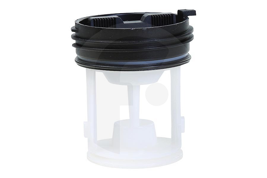 Bauknecht Inserto de filtro (filtro, filtro de pelusas, filtro de bomba) de la bomba completo para, entre otros, Whirlpool lavadora 481248058385 apto para entre otros WAK8266, AWOD43115