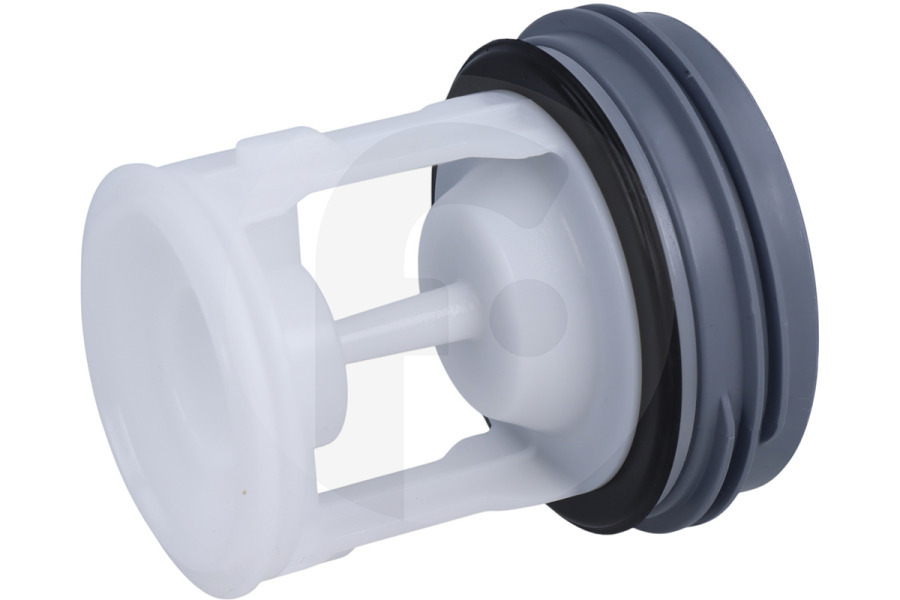 Whirlpool Lavatrice Filtro per lanugine (blocco per lanugine) per pompa di scarico per Whirlpool e altri lavatrice 481010506380