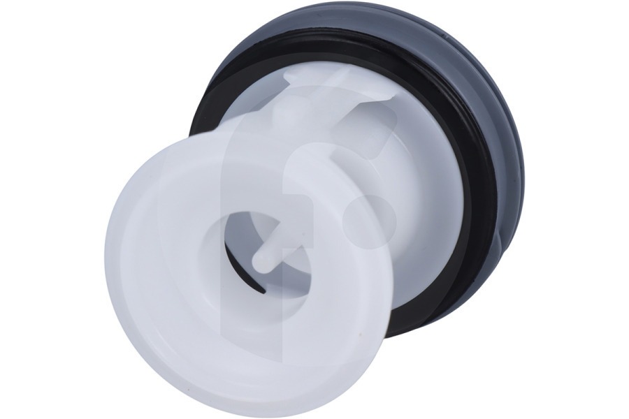 Whirlpool Lavatrice Filtro per lanugine (blocco per lanugine) per pompa di scarico per Whirlpool e altri lavatrice 481010506380