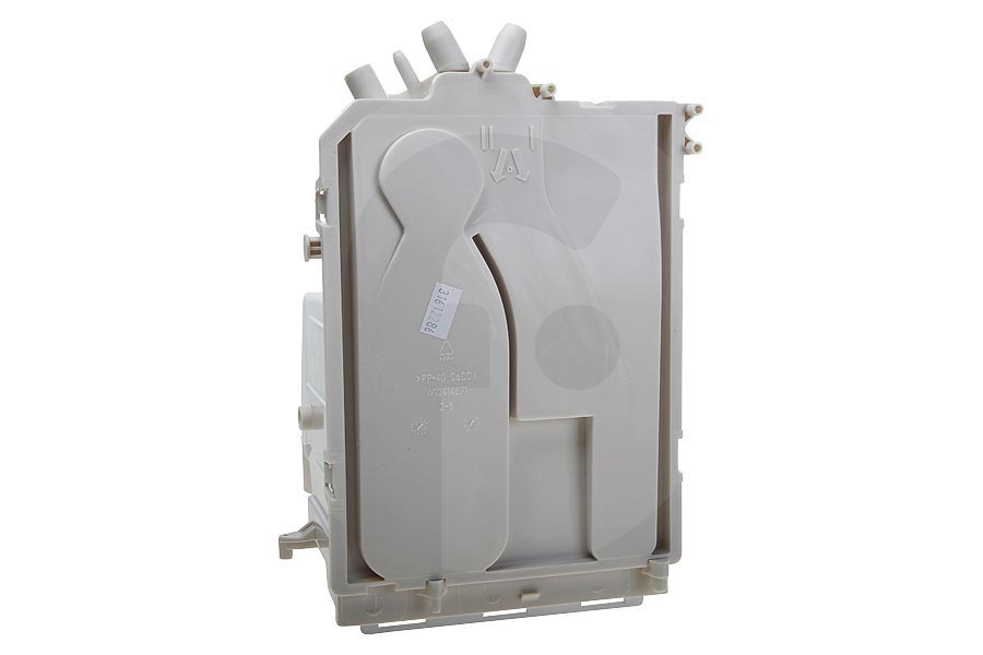Cooke&lewis Lavadora Dispensador de detergente (completo soporte y tapa) lavadora 481074669711 lavadora 481074669711 apto para entre otros AWOC52000, AWOD7000, WAPLUS622BW