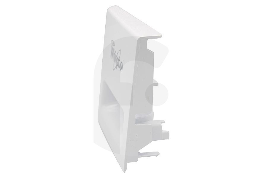 Whirlpool Lavatrice Maniglia (leva, maniglia della porta) del cassetto per detersivo per Whirlpool e altri lavatrice 481010763630