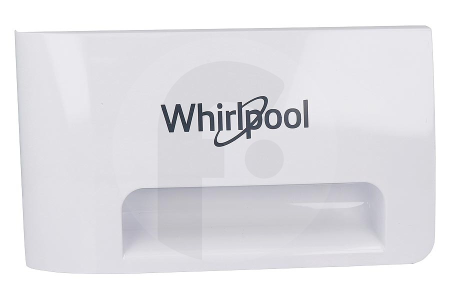 Whirlpool Lavatrice Maniglia (leva, maniglia della porta) del cassetto per detersivo per Whirlpool e altri lavatrice 481010487637 adatto a tra cui WAC6010, AWC7100D, DLC6020