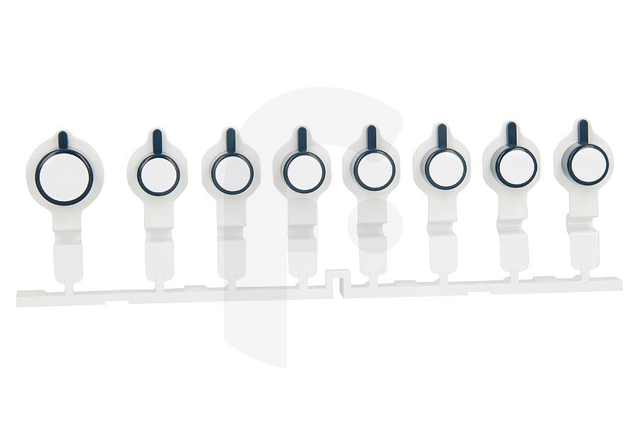 Bauknecht Lavatrice Pulsante (Interruttore, 8 contatti) lavatrice 481241029561 adatto a tra cui WAE7000, WAK8475, WAK8707