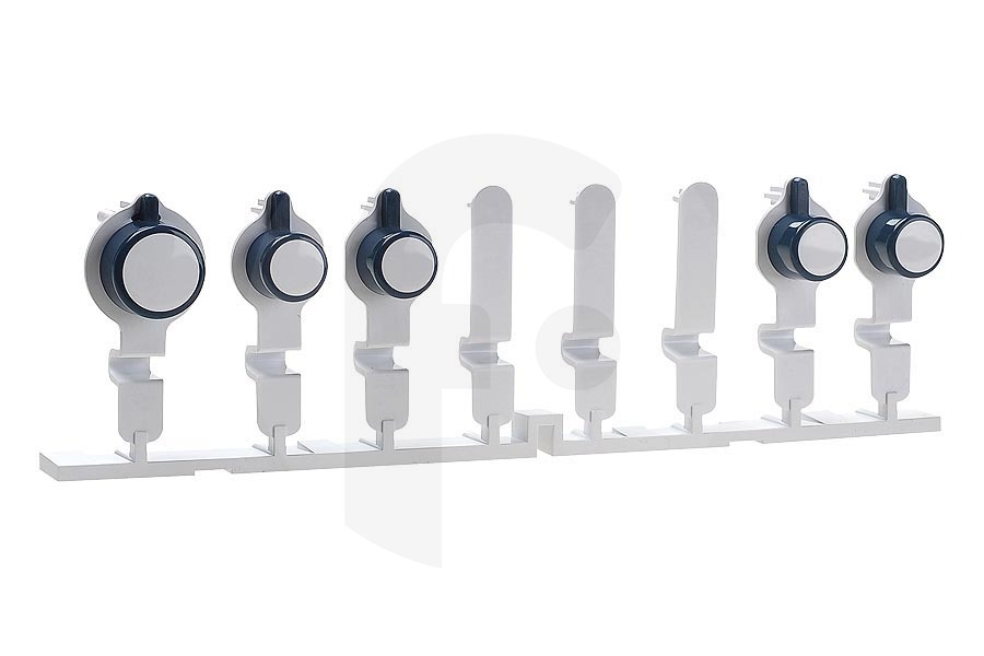 Bauknecht Lavatrice Pulsante (Pulsanti, 6 pezzi) lavatrice 481241029557 adatto a tra cui WAK9790, HDW6000D