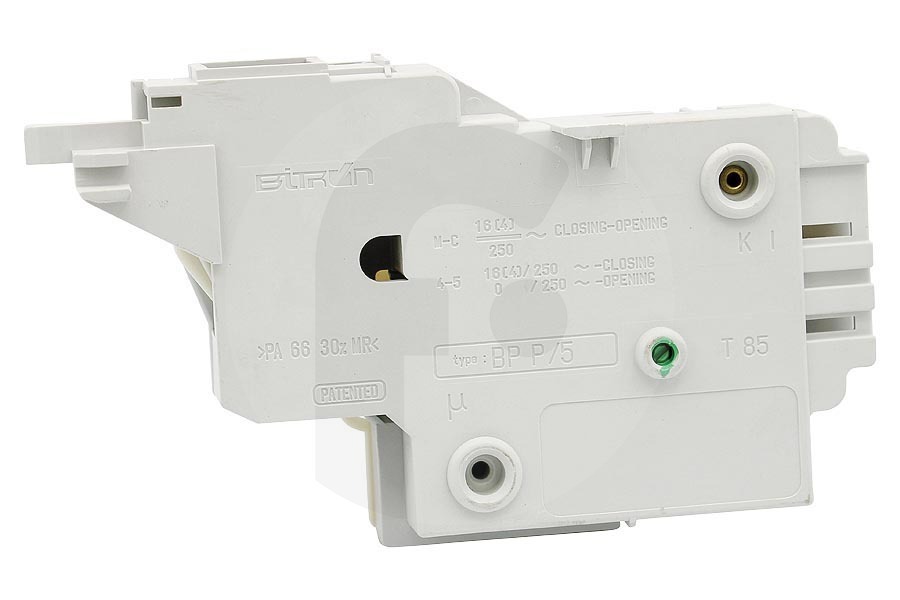 Hanseatic Lavadora Relé de puerta (bloqueo de la puerta, interruptor de la puerta, dispositivo de seguridad de la puerta) para Whirlpool y otros lavadora de carga superior 481010474505 apto para entre otros AWE7335, AWE10633, WATPLUS520