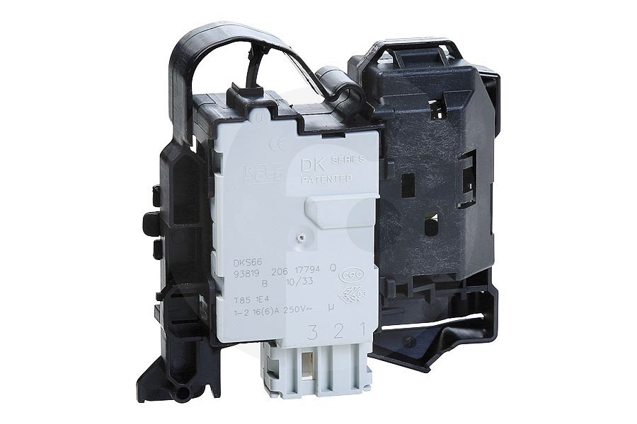 Whirlpool Lavatrice Relè porta (serratura della porta, sicurezza porta) con 3 contatti per, tra gli altri, Whirlpool lavatrice 481010602648