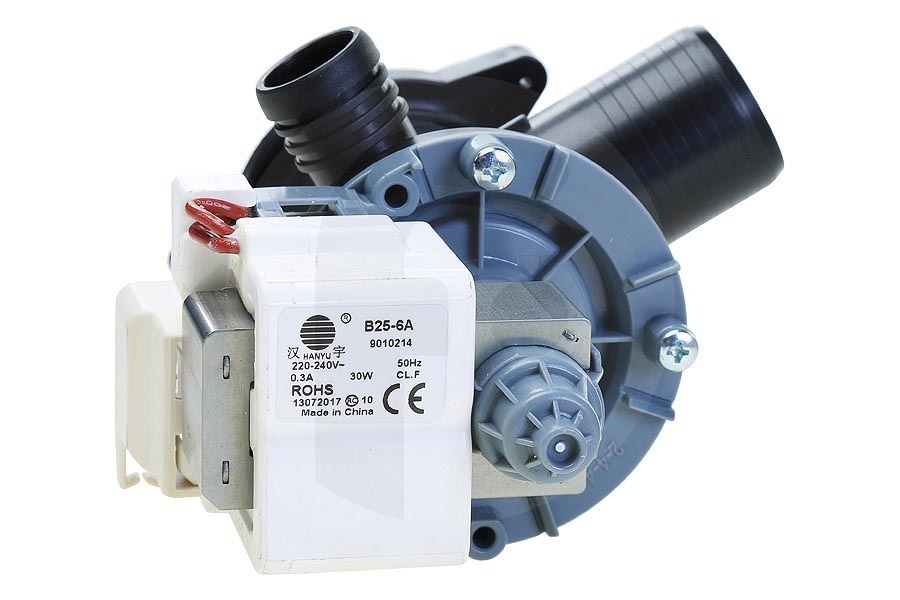 Alternatief Lavatrice Pompa di scarico (pompa, pompa dell'acqua, pompa di scarico dell'acqua) completo per, tra gli altri, Whirlpool lavatrice 481010584942