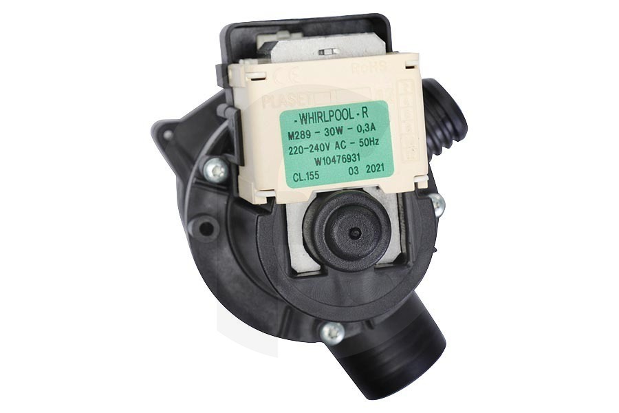Alternatief Lavatrice Pompa di scarico (pompa dell'acqua) per Bauknecht e altri lavatrice 481010584942