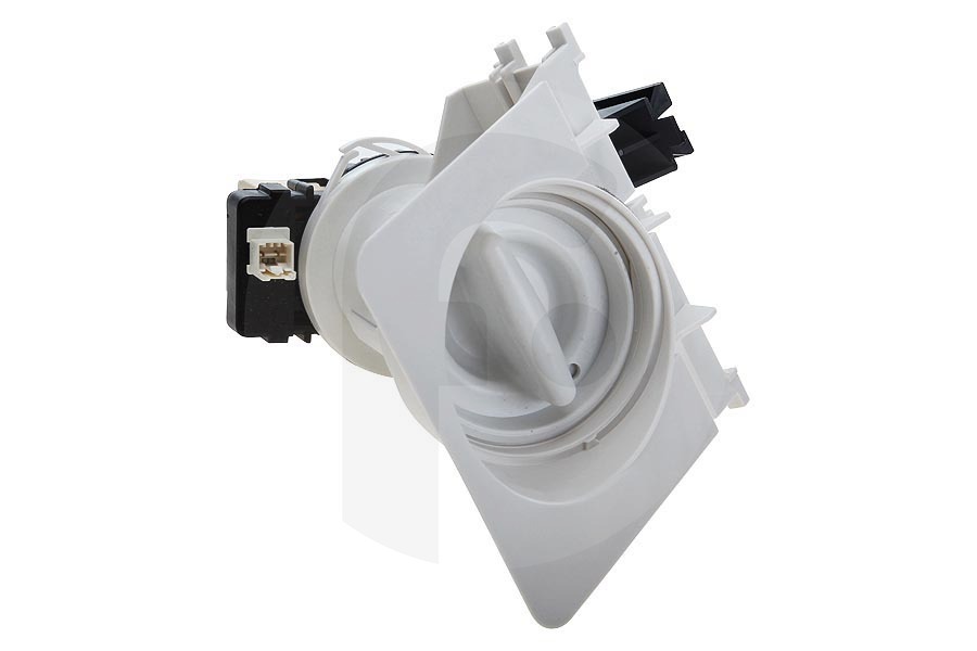Ignis Lavatrice Valvola di scarico con supporti e filtri (Valvola a tecnologia magnetica, 30 Watt, Plaset) lavatrice 481236018578
