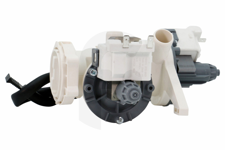 Hotpoint-ariston Lavatrice Pompa di scarico (pompa dell'acqua, pompa di scarico acqua) doppia completa per Whirlpool e altri lavatrice 666401, C00666401