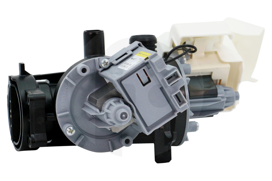 Ariston Lavatrice Pompa di scarico (pompa dell'acqua, pompa di scarico acqua) doppia completa per Whirlpool e altri lavatrice 481010581330