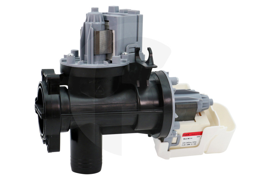 Hotpoint-ariston Lavatrice Pompa di scarico (pompa dell'acqua, pompa di scarico acqua) doppia completa per Whirlpool e altri lavatrice 481010581330 adatto a tra cui FSCR12430, WAECO8280