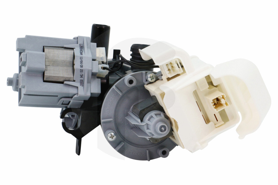 Ariston Lavatrice Pompa di scarico (pompa dell'acqua, pompa di scarico acqua) doppia completa per Whirlpool e altri lavatrice 481010581330