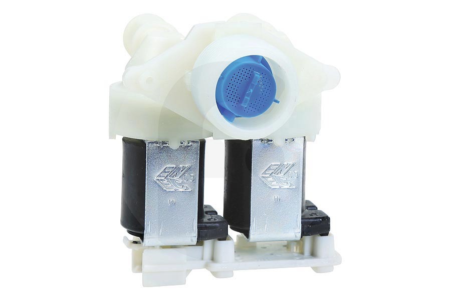 Bauknecht Lavatrice Valvola (doppio piega) per Whirlpool e altri lavatrice 480111100199 adatto a tra cui AWOD47115, WAK6460