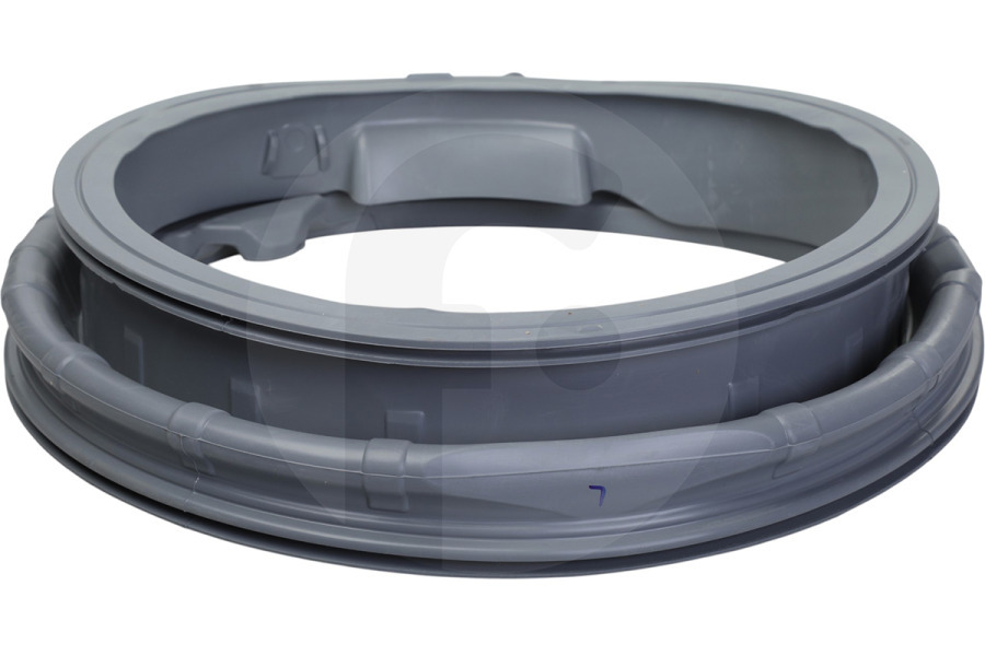 Samsung Lavatrice Samsung guarnizione (guarnizione della porta, guarnizione in gomma) con aletta e beccuccio ovale lavatrice DC6403176A, DC64-03176A