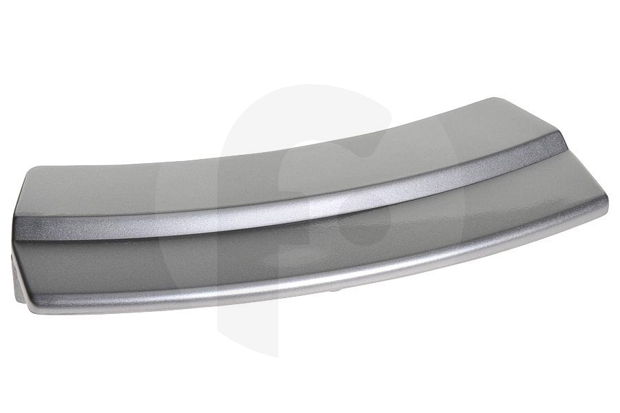 Samsung DC6400773C Lavadora Samsung tirador de puerta (curvo, plateado) lavadora DC9709760B apto para entre otros WFJ143, WFJ145