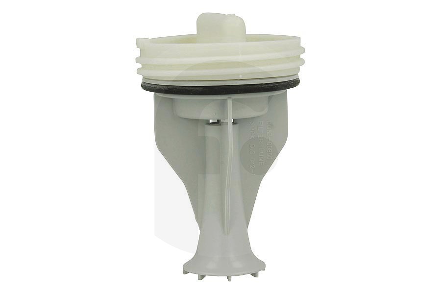 Samsung filtro de pelusas (bloqueo de pelusas, filtro de la bomba) para bomba de desagüe lavadora DC9714278A, DC97-14278A apto para entre otros WF8704APA1, WD8714EJF1, WF0602NUWG