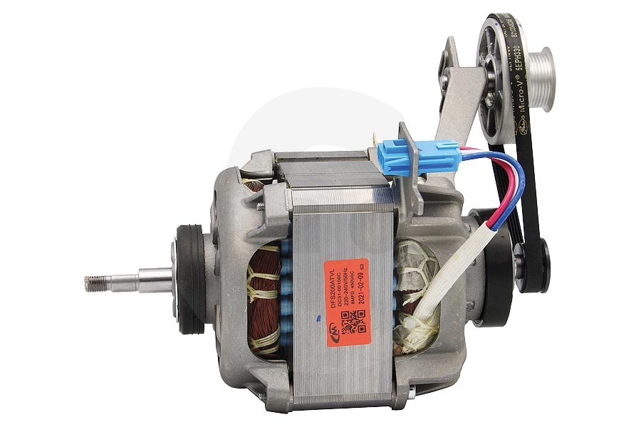 Samsung motore (motore di azionamento) incl. cinghia 220-240V asciugatrice DC3100106C, DC31-00106C adatto a tra cui DV80F5E5HGWEE, DV91F5E6HGWEN