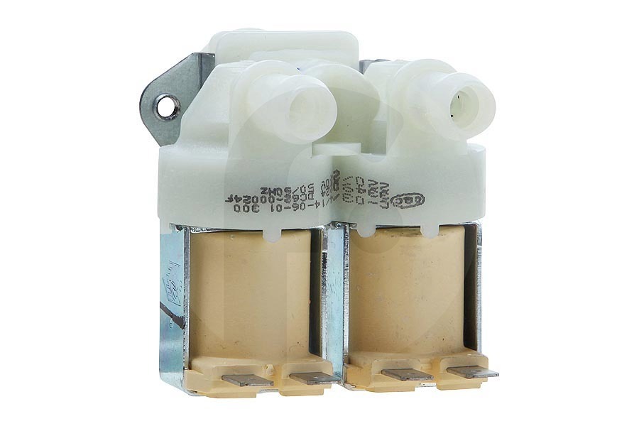 Samsung Lavadora Válvula de entrada de Lavadora (doble recta delgada) lavadora DC6200024F apto para entre otros WF1604YKE, WF8604FEC